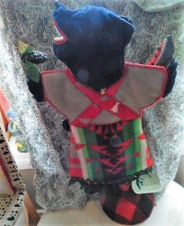 folk art bear puppet bk